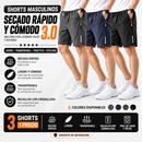 [COMPRE 1 Y LLEVA 3] Shorts Comfort™ — Ultra Flexibles y Transpirables