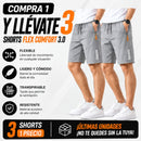 [COMPRE 1 Y LLEVA 3] Shorts Comfort™ — Ultra Flexibles y Transpirables