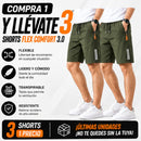 [COMPRE 1 Y LLEVA 3] Shorts Comfort™ — Ultra Flexibles y Transpirables