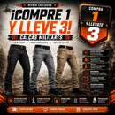 [COMPRE 1 Y LLEVA 3] Pantalón Táctico Impermeable y Térmico para Hombre